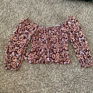 Off the shoulder blouse